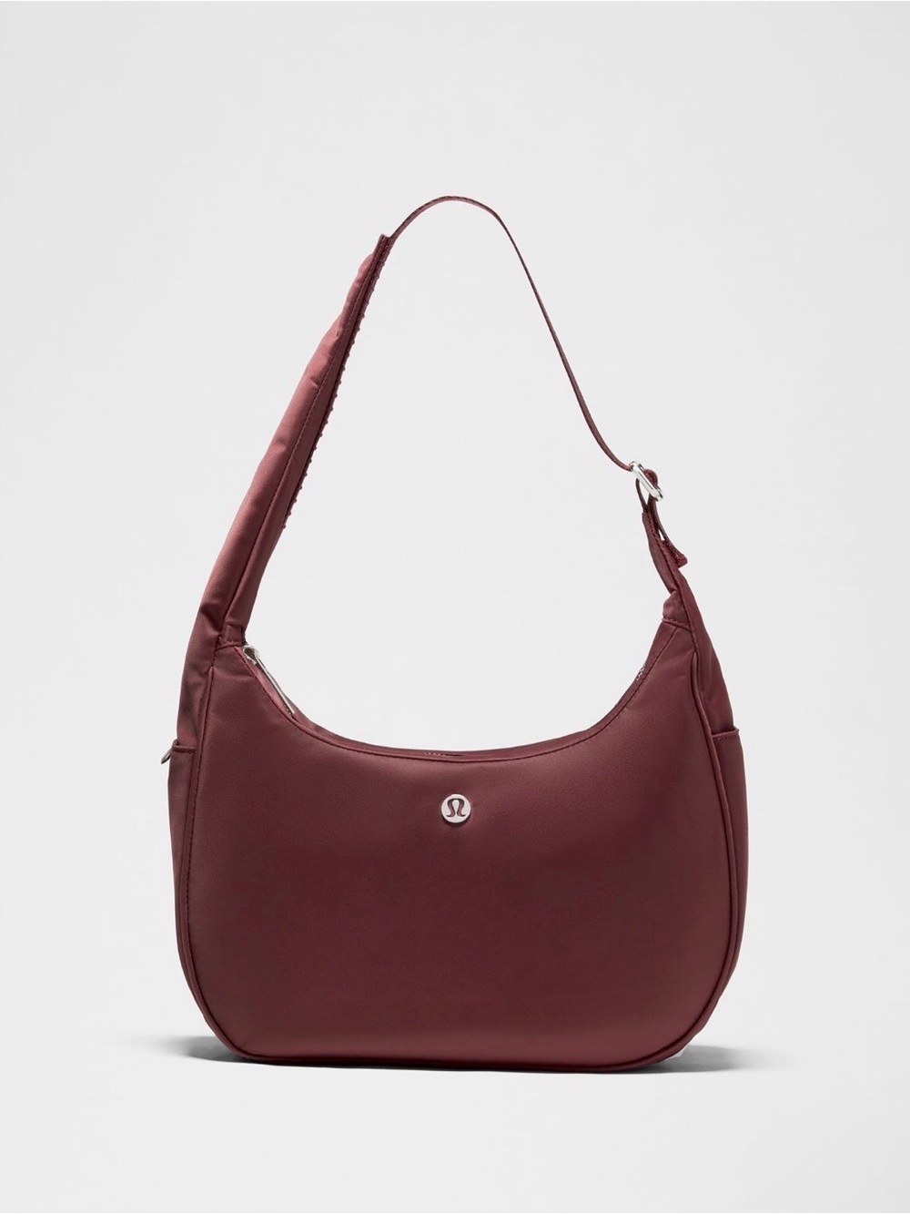 NWT Lululemon City Essentials Shoulder 4L Burgundy Bay/Silver